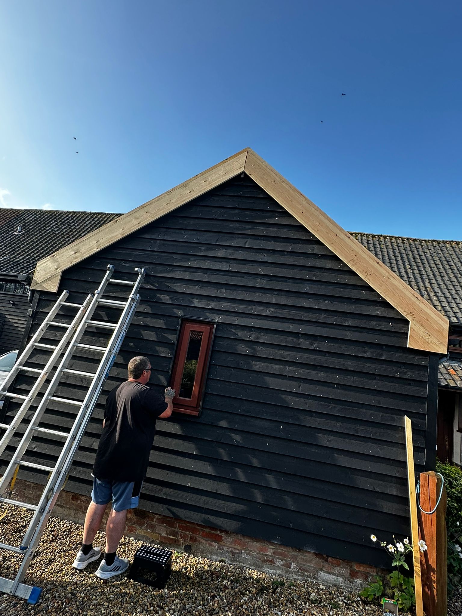 Extension project by Walkers Exteriors and Building