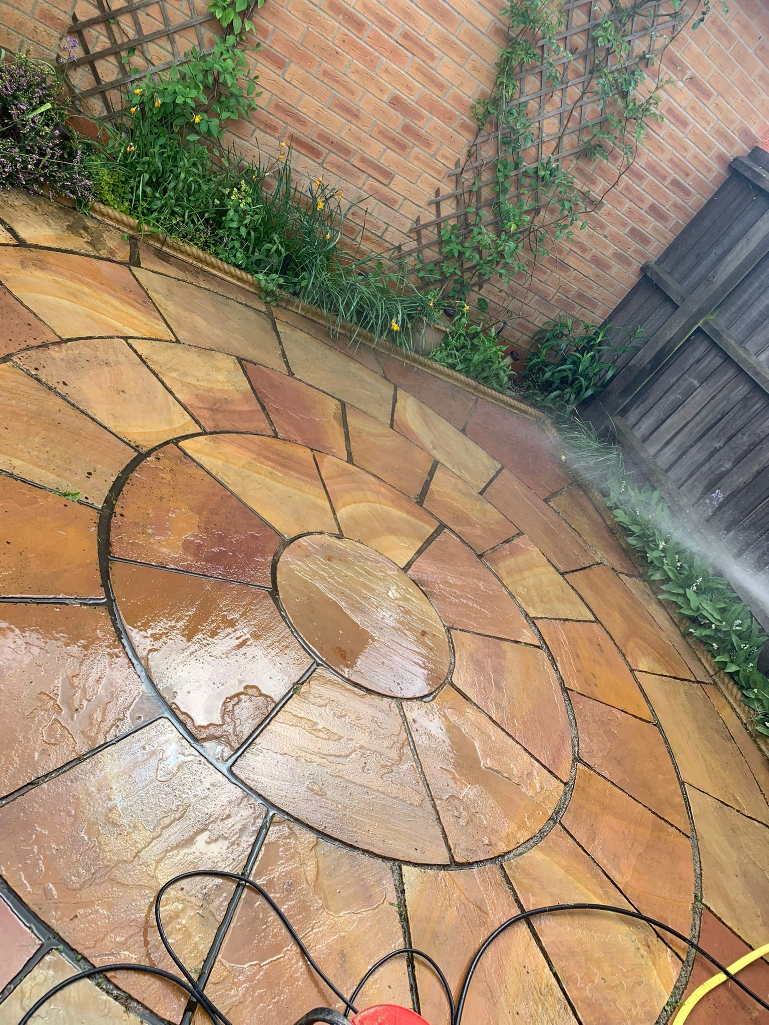 Garden patio and exterior finish by Walkers Exteriors and Building